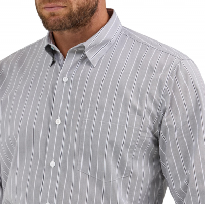 WRANGLER® - Chemise Wrangler X Cody Johnson - Gris et blanc
