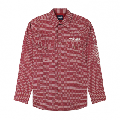 Wrangler® - Chemise à Manches Longues Logo -...