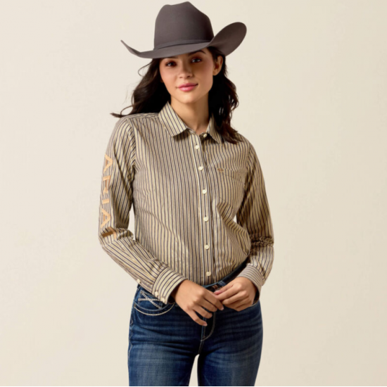 ARIAT - Chemise Team Kirby - Chocolate Plum Stripe