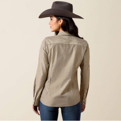 ARIAT - Chemise Team Kirby - Chocolate Plum Stripe