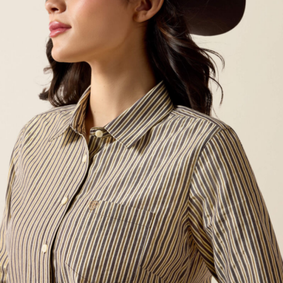 ARIAT - Chemise Team Kirby - Chocolate Plum Stripe