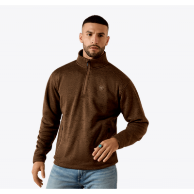 ARIAT - Pull Caldwell 1/4 Zip - Carafe