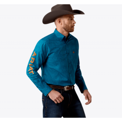 ARIAT - Chemise Team Dale Classic Fit - Real Teal...