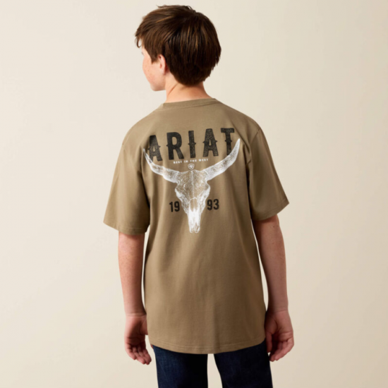 ARIAT - T-shirt Best Longhorn pour Garçon - Fallen Rock