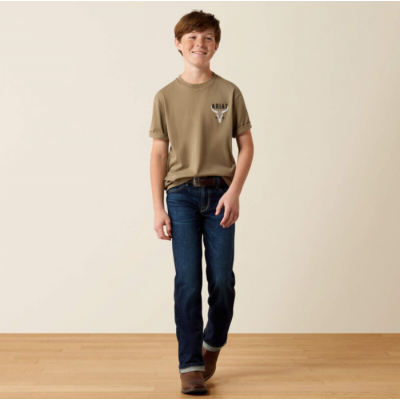 ARIAT - T-shirt Best Longhorn pour Garçon - Fallen Rock