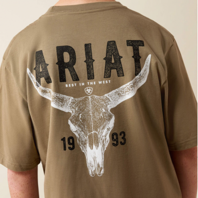 ARIAT - T-shirt Best Longhorn pour Garçon - Fallen Rock