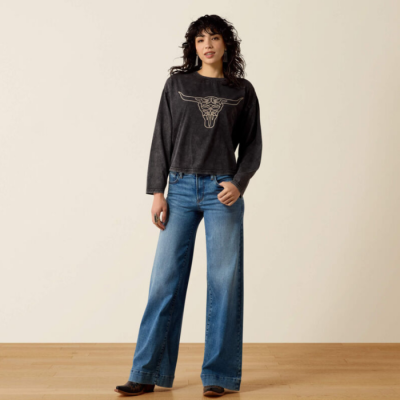 ARIAT - Chandail Steer Story - Noir