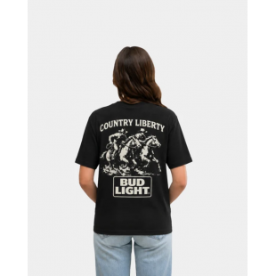 COUNTRY LIBERTY - T-Shirt Unisexe Black Bud...