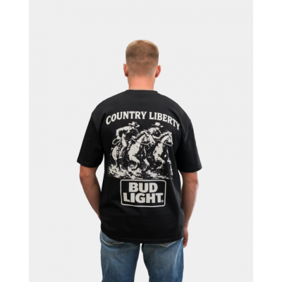 COUNTRY LIBERTY - T-Shirt Unisexe Black Bud Outriders