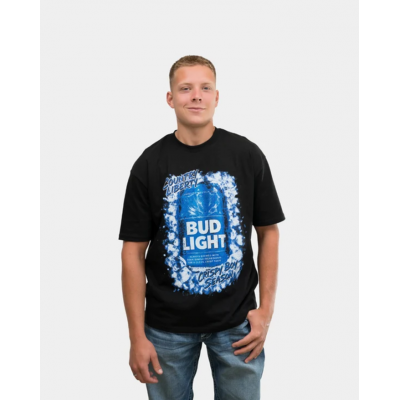 COUNTRY LIBERTY - T-Shirt Unisexe Black Bud Crisp