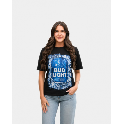 COUNTRY LIBERTY - T-Shirt Unisexe Black Bud Crisp