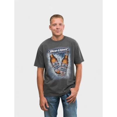 COUNTRY LIBERTY - T-Shirt Unisexe Vintage Grey Bud...