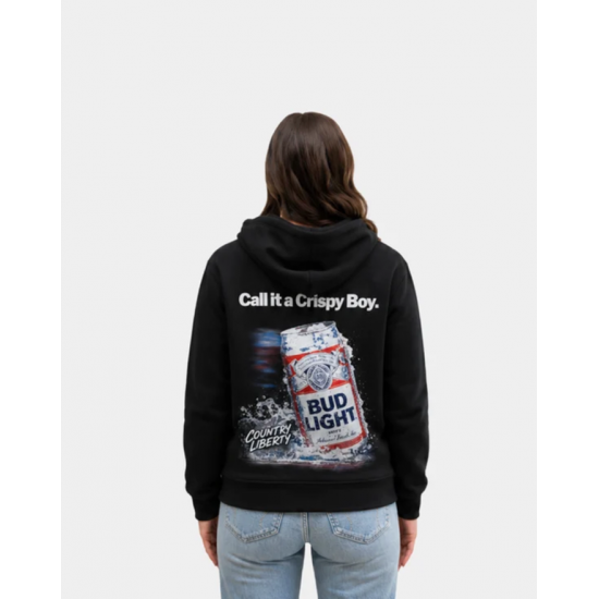 COUNTRY LIBERTY - Hoodie Unisexe Black Bud Retro