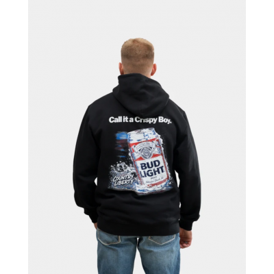 COUNTRY LIBERTY - Hoodie Unisexe Black Bud Retro
