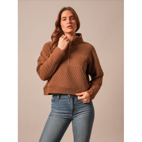 KIMES RANCH - Hoodie Rita - Brun Foncé