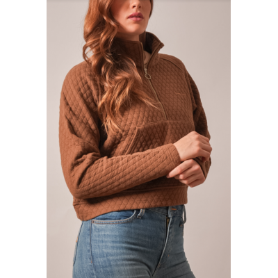 KIMES RANCH - Hoodie Rita - Brun Foncé