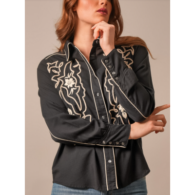 KIMES RANCH - Chemise Stevie - Noir