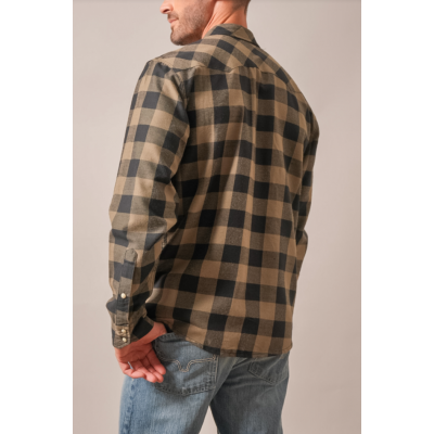 KIMES RANCH - Chemise Jonez - Vert Armée