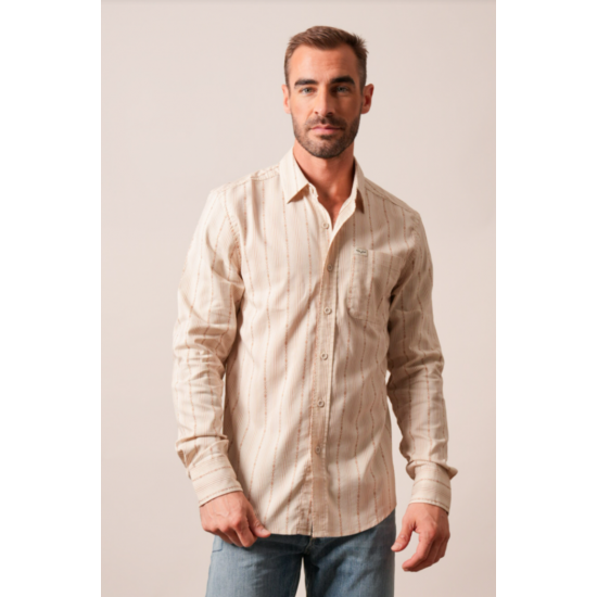 KIMES RANCH - Chemise Hanover - Naturel