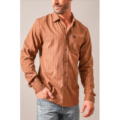 KIMES RANCH - Chemise Hanover - Brun