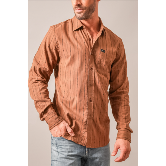 KIMES RANCH - Chemise Hanover - Brun