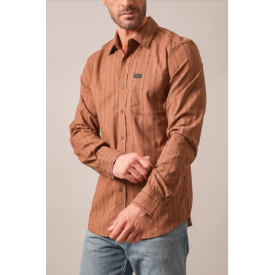 KIMES RANCH - Chemise Hanover - Brun