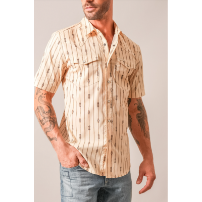 KIMES RANCH - Chemise Gunner - Naturel
