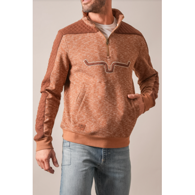 KIMES RANCH - Crewneck Canfield - Brown Heather