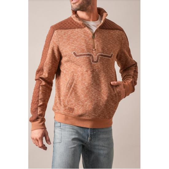 KIMES RANCH - Crewneck Canfield - Brown Heather
