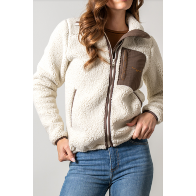 KIMES RANCH - Veste de Sherpa Arlee - Naturel