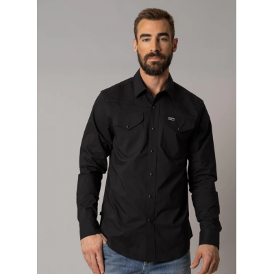KIMES RANCH - Chemise Blackout - Noir