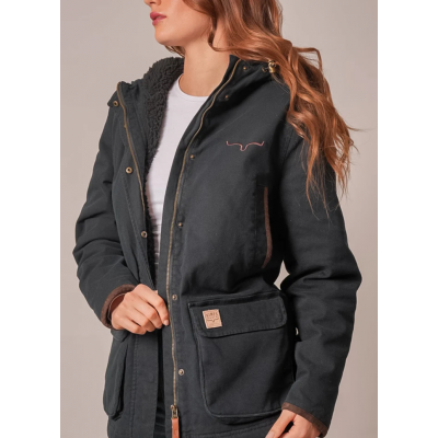 KIMES RANCH - Manteau Emery - Noir