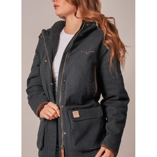 KIMES RANCH - Manteau Emery - Noir
