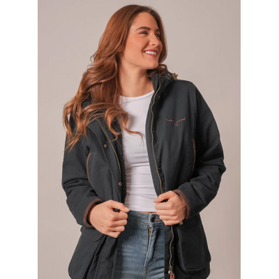 KIMES RANCH - Manteau Emery - Noir