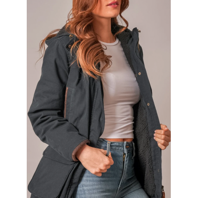 KIMES RANCH - Manteau Emery - Noir