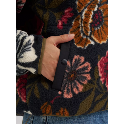 WRANGLER® - Pull à Boutons Snap en Sherpa - Canyon Bourgogne
