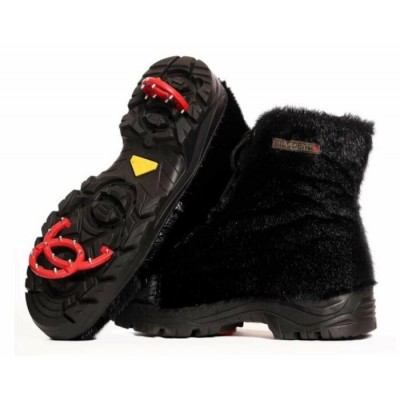 Bilodeau - Bottes urbaines DAVID, loup marin noir, semelles Traction