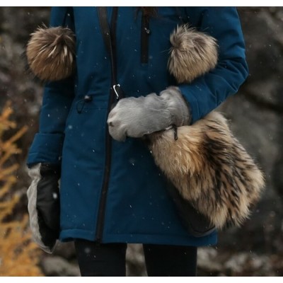 Bilodeau - Sac à main FELICIA en finn raccoon