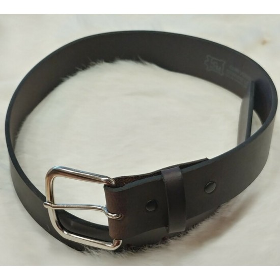 LCM - Ceinture en cuir de bison brun