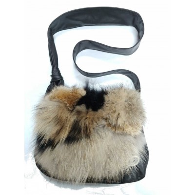 Bilodeau - Sac à main PAYSANNE, cuir noir et...