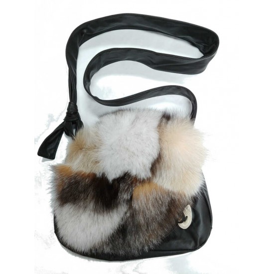 Bilodeau - Sac à main PAYSANNE, cuir noir et...
