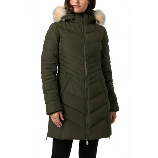 Pajar - Manteau QUEENS, vert militaire