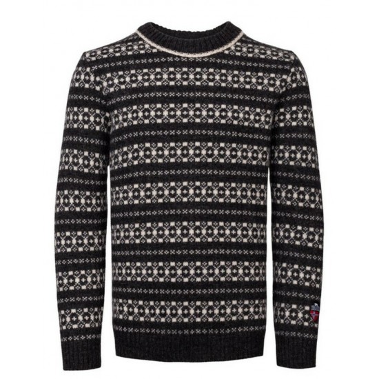 Norlender - Pull en laine HITRA, charcoal