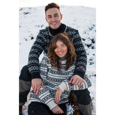 Norlender - Pull en laine HITRA, charcoal