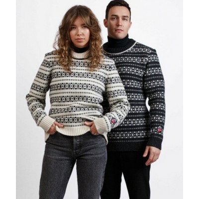 Norlender - Pull en laine HITRA, charcoal