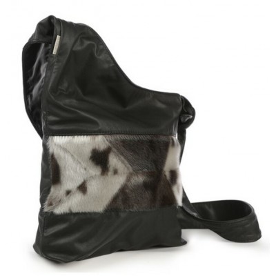 Bilodeau - Sac à main DAISY en damier de loup marin naturel