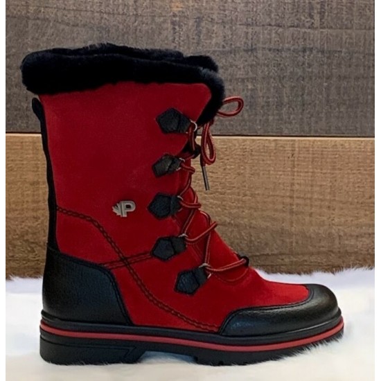 Pajar - Bottes urbaines VALERIE S noir-rouge