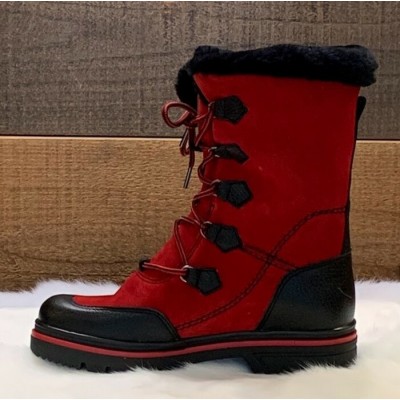 Pajar - Bottes urbaines VALERIE S noir-rouge