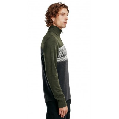 Dale of Norway - Chandail basique MORITZ pour homme, vert foncé