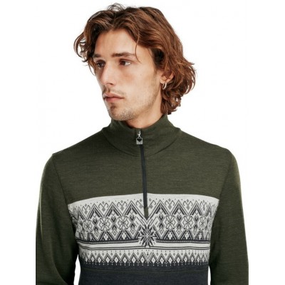 Dale of Norway - Chandail basique MORITZ pour homme, vert foncé